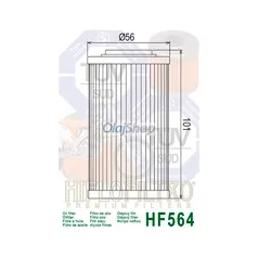 HIFLO (HF564) olajszűrő