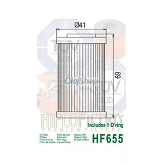 HIFLO (HF655) olajszűrő