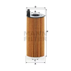 MANN FILTER HU 6014/1 z Olajszűrő, HU6014/1Z