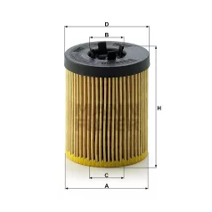 MANN FILTER HU 611/1 x Olajszűrő, HU611/1X