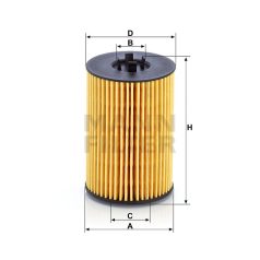 MANN FILTER HU 7020 z Olajszűrő, HU7020Z