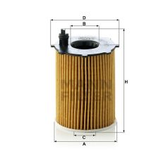 MANN FILTER HU 716/2 x Olajszűrő, HU716/2X