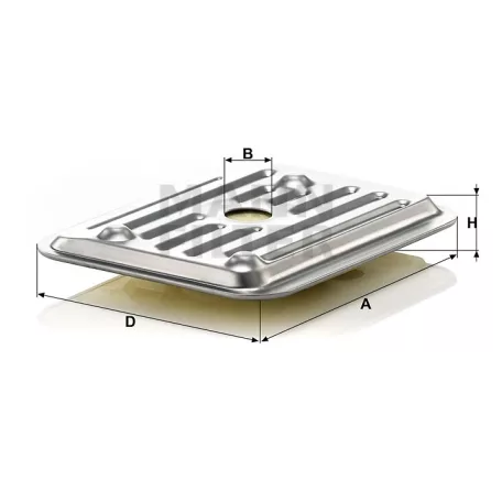 MANN FILTER H 2019 KIT 2 Olajszűrő, H2019KIT2