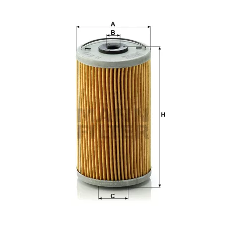 MANN FILTER H 614 n Olajszűrő, H614N