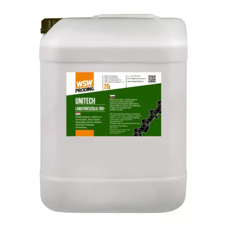 WSW UNITECH láncfűrészolaj 100+ (20 L)