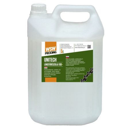 WSW UNITECH láncfűrészolaj 100+ (5 L)