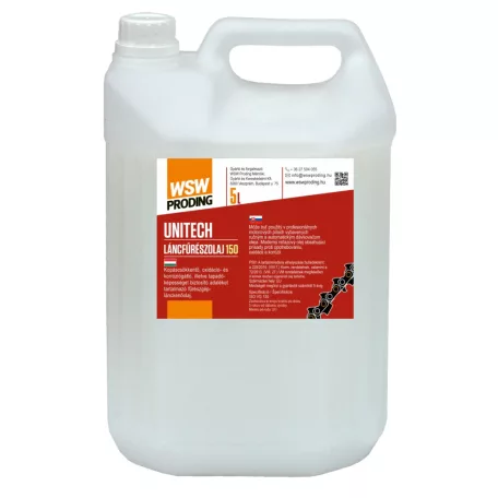 WSW UNITECH láncfűrészolaj 150 (5 L)