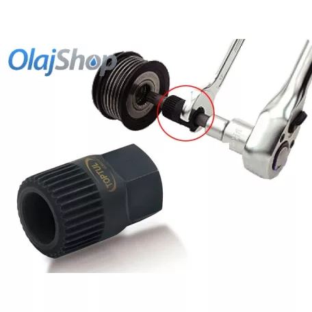 TOPTUL  Speciális dugófej (VW GOLF3, VENTO, PASSAT, AUDI A3, VOLVO, stb.) (JDBD3317 )