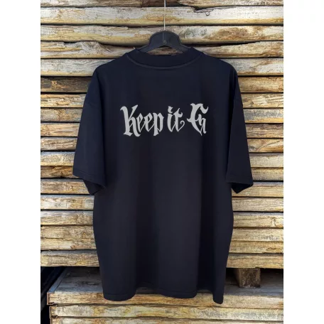 KEEP IT G - Fekete póló