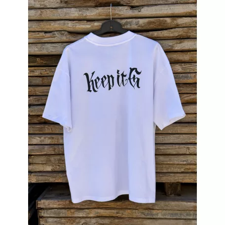 KEEP IT G - Fehér póló