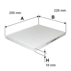Filtron Utastérszűrő (K 1001) (K1001)