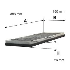 Filtron Utastérszűrő (K 1004A) (K1004A)