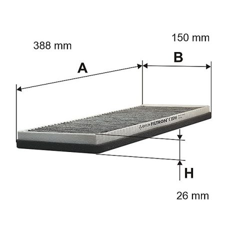 Filtron Utastérszűrő (K 1004A) (K1004A)