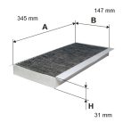 Filtron Utastérszűrő (K 1010A) (K1010A)