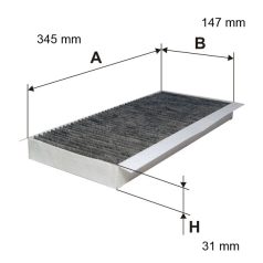 Filtron Utastérszűrő (K 1010A) (K1010A)