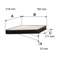 Filtron Utastérszűrő (K 1011) (K1011)