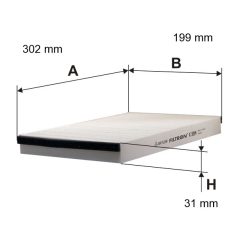 Filtron Utastérszűrő (K 1014) (K1014)