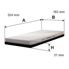Filtron Utastérszűrő (K 1020) (K1020)