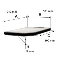 Filtron Utastérszűrő (K 1022) (K1022)
