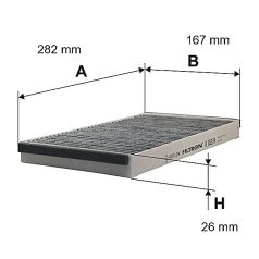 Filtron Utastérszűrő (K 1027A) (K1027A)