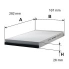 Filtron Utastérszűrő (K 1027) (K1027)