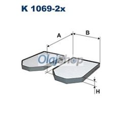 Filtron Utastérszűrő (K 1069-2X)