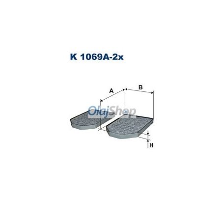 Filtron Utastérszűrő (K 1069A-2X)