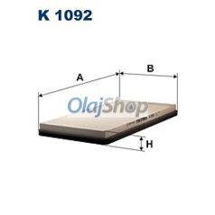 Filtron Utastérszűrő (K 1092)