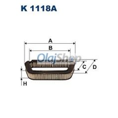 Filtron Utastérszűrő (K 1118A)