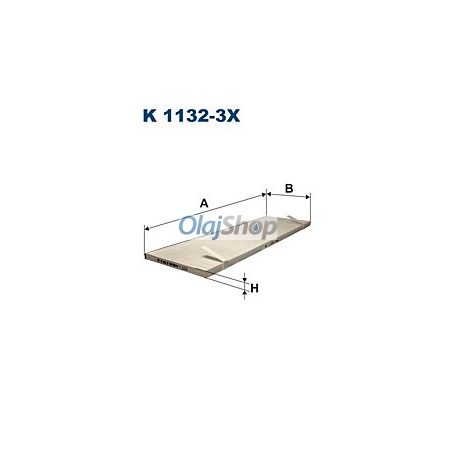 Filtron Utastérszűrő (K 1132-3X)