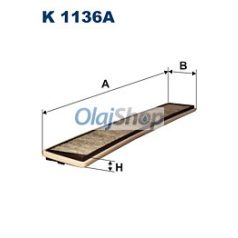 Filtron Utastérszűrő (K 1136A)