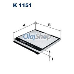 Filtron Utastérszűrő (K 1151)