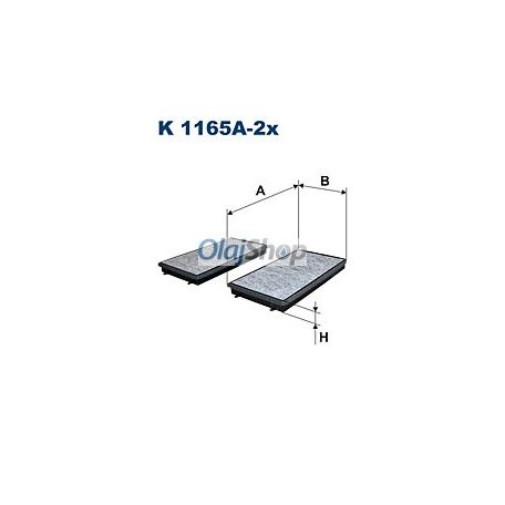 Filtron Utastérszűrő (K 1165A-2X)