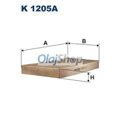 Filtron Utastérszűrő (K 1205A)