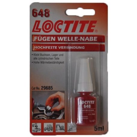 Loctite 648 Közepes szilárdságú, magas hőállóság (5 ML)
