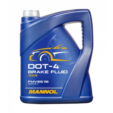 Mannol 3002 Brake Fluid DOT-4 (5 L) DOT4 fékfolyadék