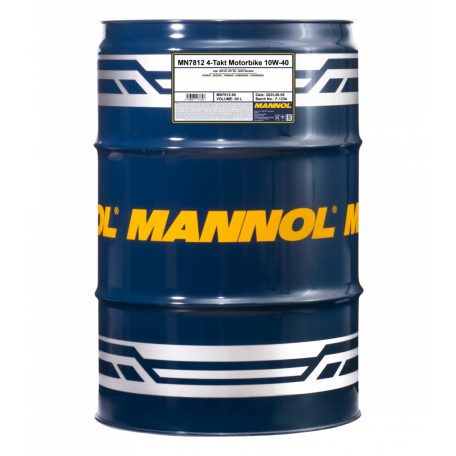 Mannol 7812 4-Takt Motorbike 10W-40 (60 L)