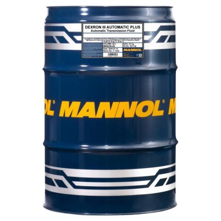 Mannol 8206 Automatic Plus ATF Dexron III (60 L)
