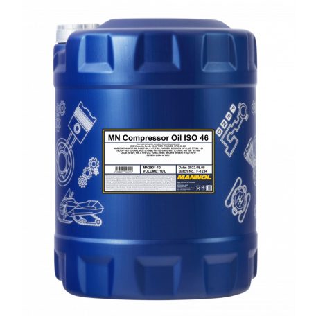 Mannol 2901 Compressor Oil ISO 46 (10 L) Kompresszorolaj