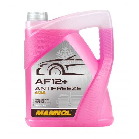 Mannol 4012 Antifreeze AF12+ (-40 Celsius) Longlife (5 L)