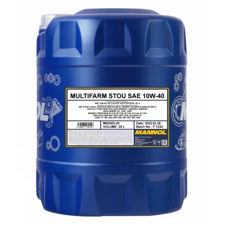 Mannol 2502 Multifarm 10W-40 (20 L) STOU