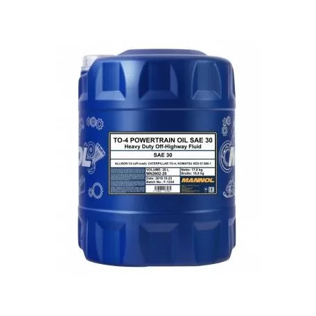 Mannol 2602 TO-4 Powertrain Oil SAE 30 (20 L)