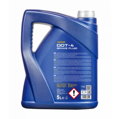Mannol 3002 Brake Fluid DOT-4 (5 L) DOT4 fékfolyadék