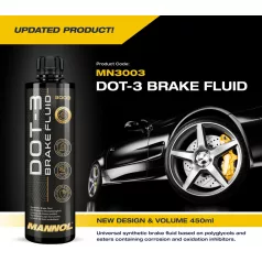 Mannol 3003 Brake Fluid DOT-3 (450 ML)