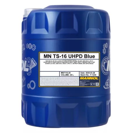 Mannol 7116 TS-16 UHPD Blue 5W-40 (20 L)