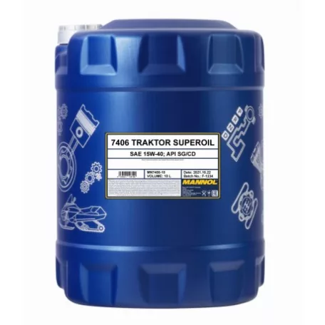 Mannol 7406 Traktor Superoil 15W-40 (10 L) motorolaj