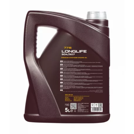 Mannol 7715 Longlife 504/507 5W-30 (5 L)