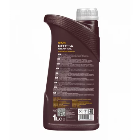 Mannol 8104 MTF-4 Gear Oil 75W-80 GL-4 (1 L)