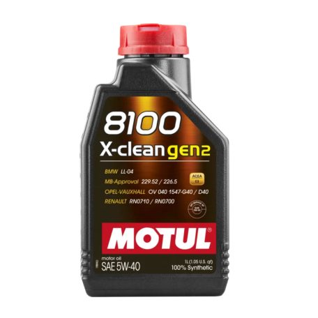 Motul 8100 X-Clean GEN2 5W-40 (1 L)