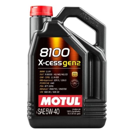 Motul 8100 X-Cess GEN2 5W-40 (5 L)